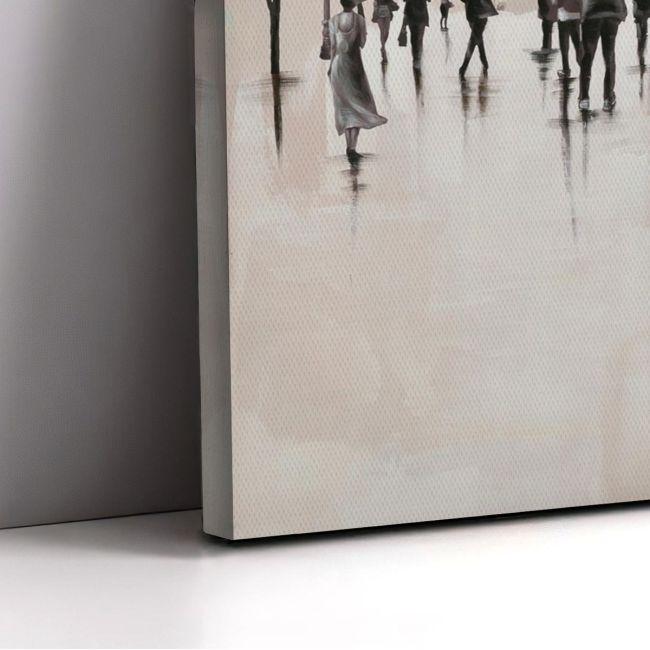 Canvas print Autumn evening in the city III