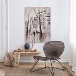 Canvas print Autumn evening in the city