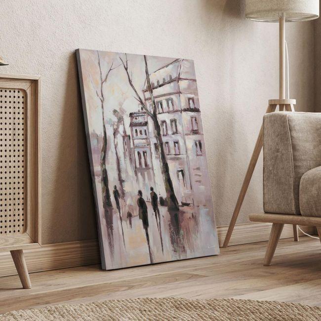 Canvas print Autumn evening in the city