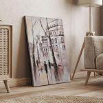 Canvas print Autumn evening in the city