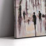 Canvas print Autumn evening in the city