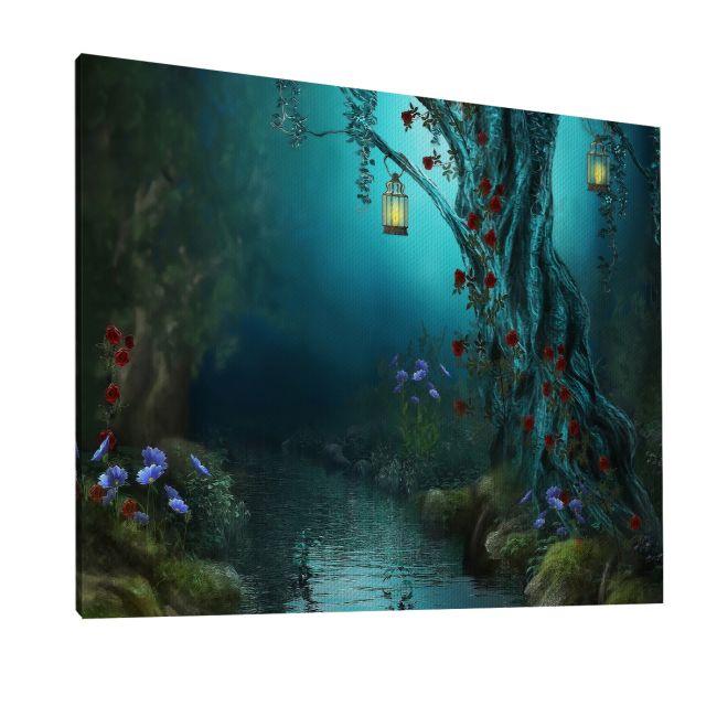 Πίνακας σε καμβά Mystery river