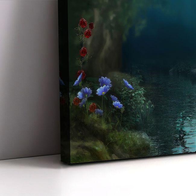 Πίνακας σε καμβά Mystery river