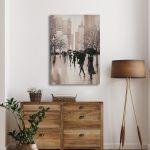 Canvas print Autumn evening in the city II