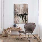 Πίνακας σε καμβά Autumn evening in the city II Καμβάς τελαρωμένος, 3