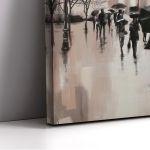 Canvas print Autumn evening in the city II