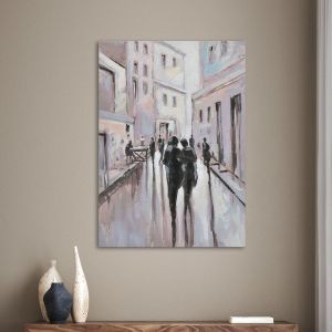 Canvas print Autumn evening in the city I