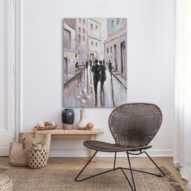 Canvas print Autumn evening in the city I