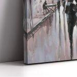 Canvas print Autumn evening in the city I