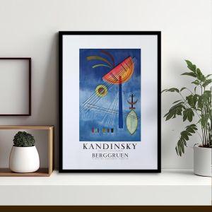 Αφίσα Έκθεσης Berggruen Kandinsky αφίσα κάδρο  Αφίσα πόστερ με μαύρη κορνίζα