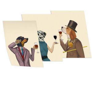 High class pooch αφίσα κάδρο τρίπτυχο  Αφίσα πόστερ με μαύρη κορνίζα 2