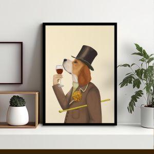 High class pooch III αφίσα κάδρο  Αφίσα πόστερ με μαύρη κορνίζα