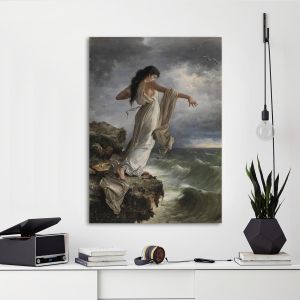 Canvas print Death of Sappho, Miguel Carbonell Selva