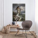 Canvas print Death of Sappho, Miguel Carbonell Selva