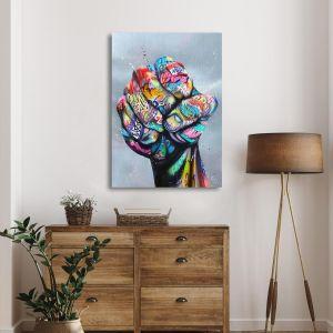 Canvas print Fight for Framed canvas View 1 2