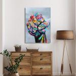 Canvas print Fight for