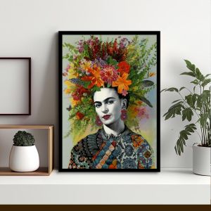 Contemporary Frida I αφίσα κάδρο  Αφίσα πόστερ με μαύρη κορνίζα