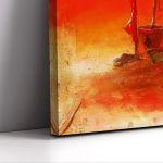 Canvas print, Sunset in Africa II, vertical