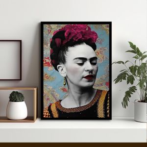 Contemporary Frida αφίσα κάδρο  Αφίσα πόστερ με μαύρη κορνίζα