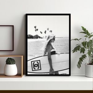 C and C surf αφίσα κάδρο  Αφίσα πόστερ με μαύρη κορνίζα