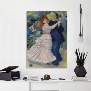 Canvas print Dance at Bougival, Renoir