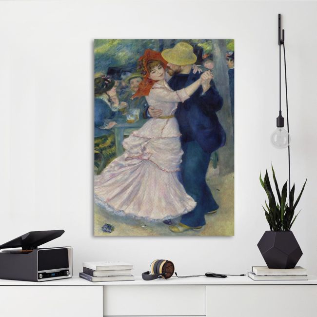 Πίνακας ζωγραφικής Dance at Bougival Renoir Καμβάς τελαρωμένος