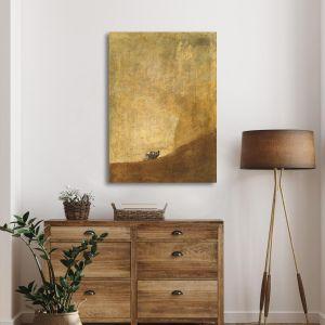 Canvas print The dog Francisco Goya Framed canvas View 1 2