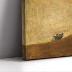 Canvas print The dog, Francisco Goya