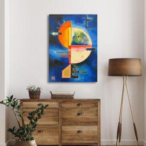 Canvas print Figure in motion Klee P. Framed canvas View 1 2