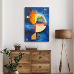 Canvas print Figure in motion, Klee P.