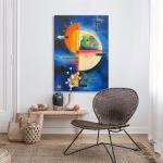 Canvas print Figure in motion, Klee P.