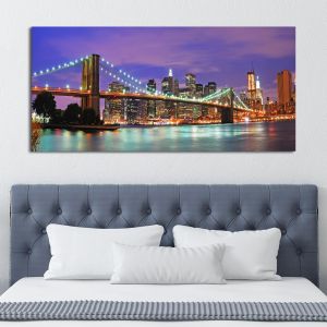 Canvas print New York city, panoramic