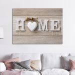 Canvas print HOME