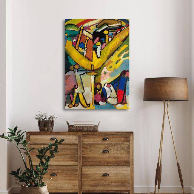 Canvas print Study for improvisation, Kandinsky W.