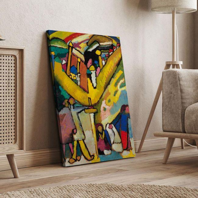 Πίνακας ζωγραφικής Study for improvisation Kandinsky W. Καμβάς τελαρωμένος