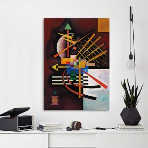 Canvas print Above and left, Kandinsky W.