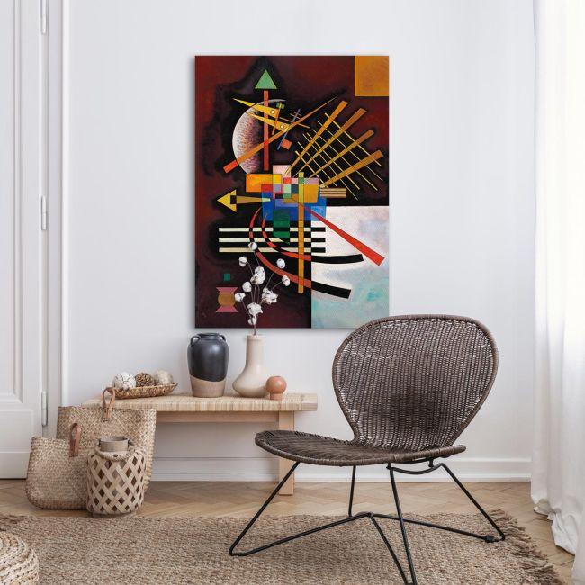 Canvas print Above and left, Kandinsky W.