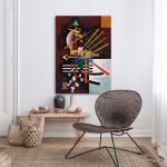 Canvas print Above and left, Kandinsky W.