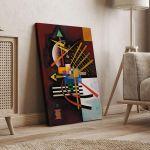 Canvas print Above and left, Kandinsky W.