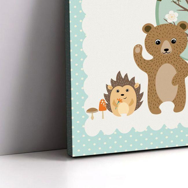 Canvas print Little Forest party II