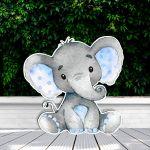 Wooden figure Elephant watercolor