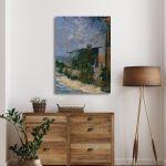 Canvas print Shelter on Montmartre, Vincent van Gogh