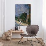 Πίνακας ζωγραφικής Shelter on Montmartre Vincent van Gogh Καμβάς τελαρωμένος, 3