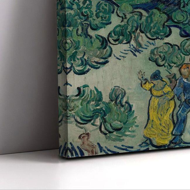 Πίνακας ζωγραφικής A walk at twilight Vincent van Gogh Καμβάς τελαρωμένος, 5