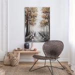 Πίνακας σε καμβά Autumn path Καμβάς τελαρωμένος, 3