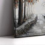 Canvas print, Autumn path