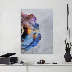 Canvas print, Half rose I