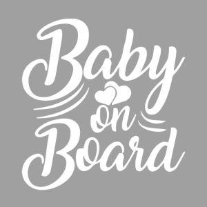 Αυτοκόλλητο αυτοκινήτου Baby on board art I 2