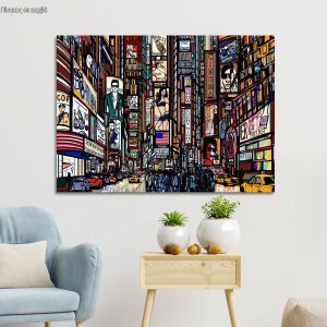 Canvas printOffer Cityscape vector art