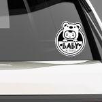 Baby car sticker Baby on board art II